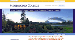 Desktop Screenshot of mendocino.edu